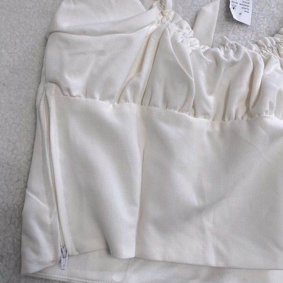 lottie moss pacsun milkmaid tie front bustier top - Picture 6 of 13
